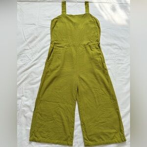 Monteau Los Angeles Women’s XL Jumpsuit Lime Green Trendy Casual Fashion Top
